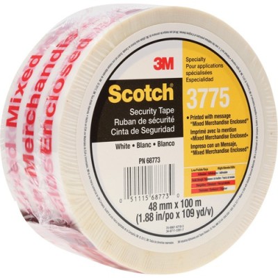 3M Scotch 3775 Box Sealing Tape with Message