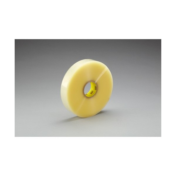 3M Scotch Box Sealing Tape, Hot Melt Adhesive, 2.5 mils, 72 mm (3") x 1828 m (5997')