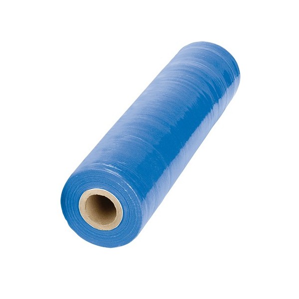 GW Stretch Wrap, 80 Gauge (20.3 micrometers), 18" x 1000', Blue / Roll