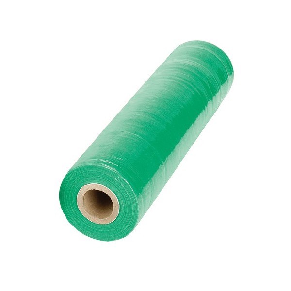 GW Stretch Wrap, 80 Gauge (20.3 micrometers), 18" x 1000', Green / Roll